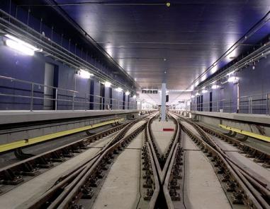 Tory odstawcze za stacją metra Młociny, fot. archiwum PeBeKa SA