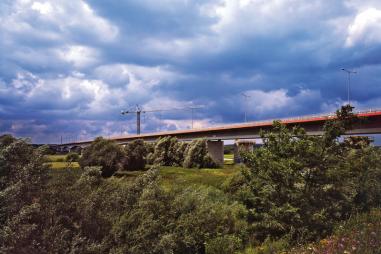 Most na autostradzie A1 w Toruniu, fot. J. Januszewski